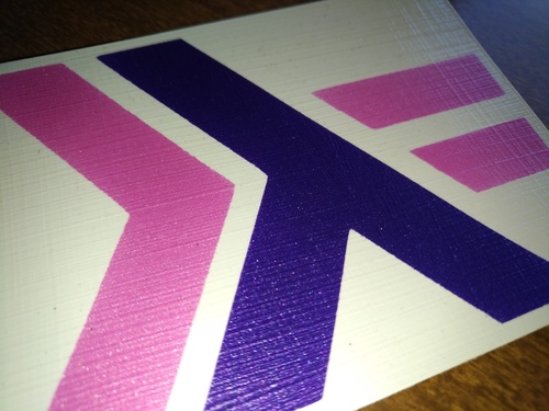 purple and magenta haskell stickers